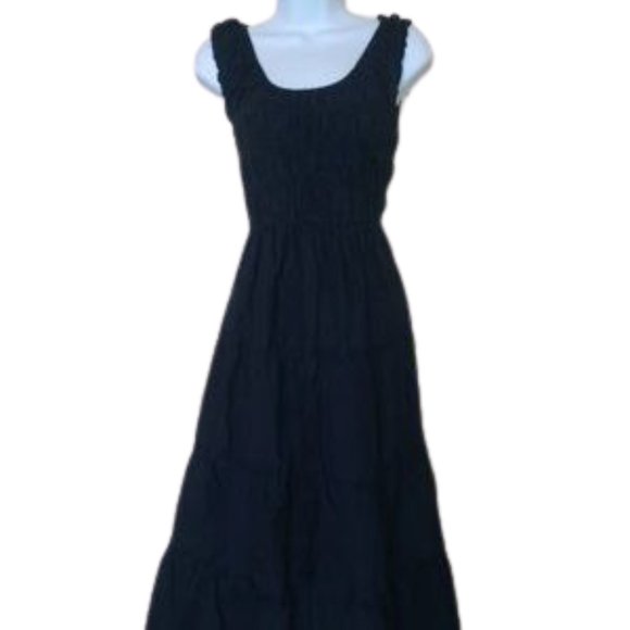 Impress Dresses & Skirts - Black Maxi Cotton Beach Dress Jr XL